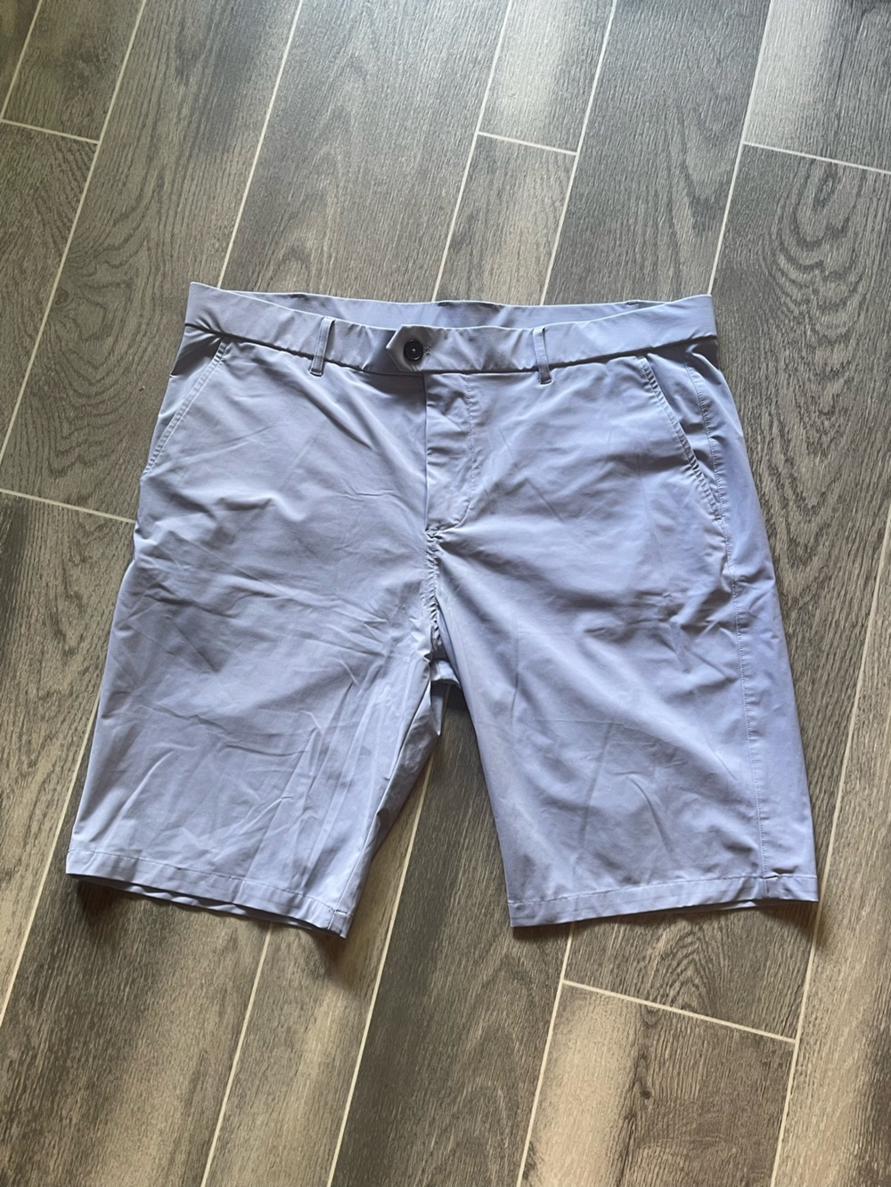 Greyson Men's Flat-Front Shorts - Light Gray